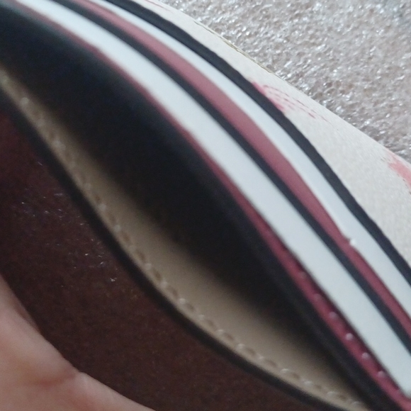 SOLD - NWT COACH Card Case With Shooting Star Print - Picture 5 of 6